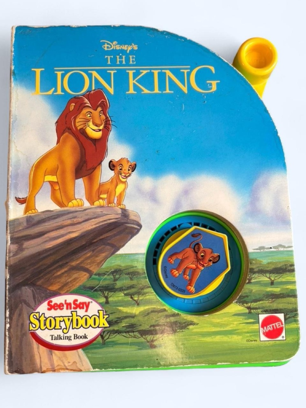Vintage Disney 1994 The Lion King See 'n Say Storybook - Blue & Yellow